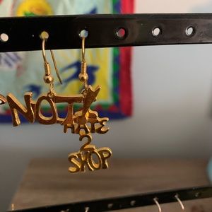 I Hate to Shop Earrings